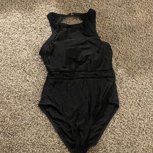 Black One Piece Swimsuit